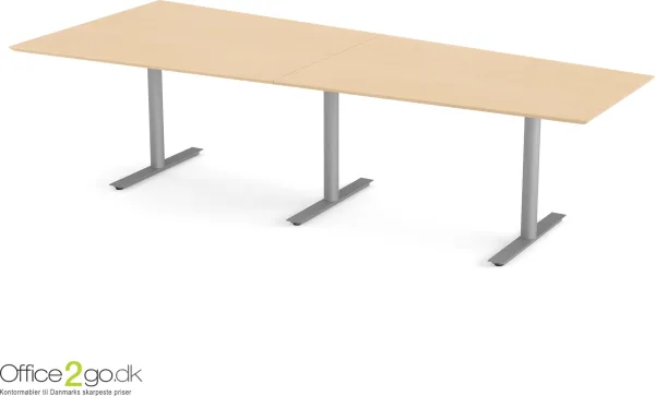 Inline Media -kokouspöytä - 8 henkilöä - 280 cm.